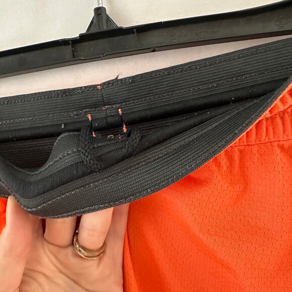 Nike Men's DNA Dri-Fit Basketball Shorts 8" Neon Orange Athletic Hoops XL - Picture 4 of 7